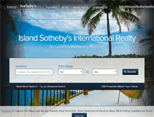 Tablet Screenshot of islandsothebysrealty.com